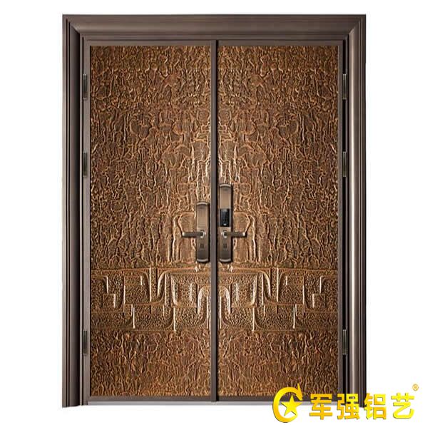 國內(nèi)豪華別墅鑄鋁雙開門