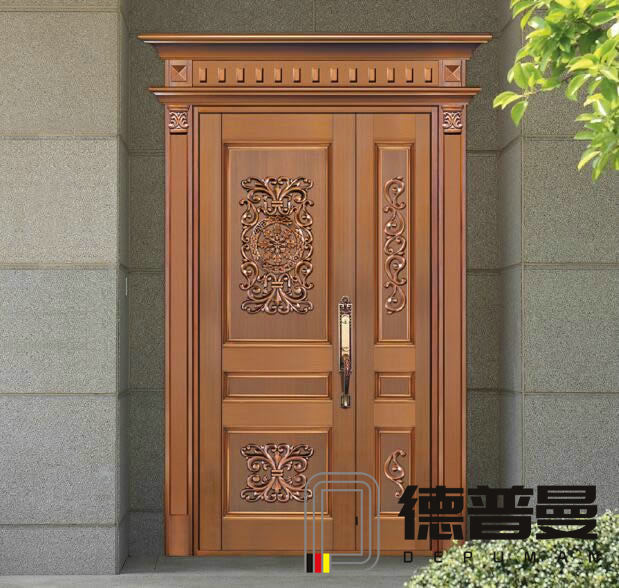 高端別墅純銅子母門(mén)