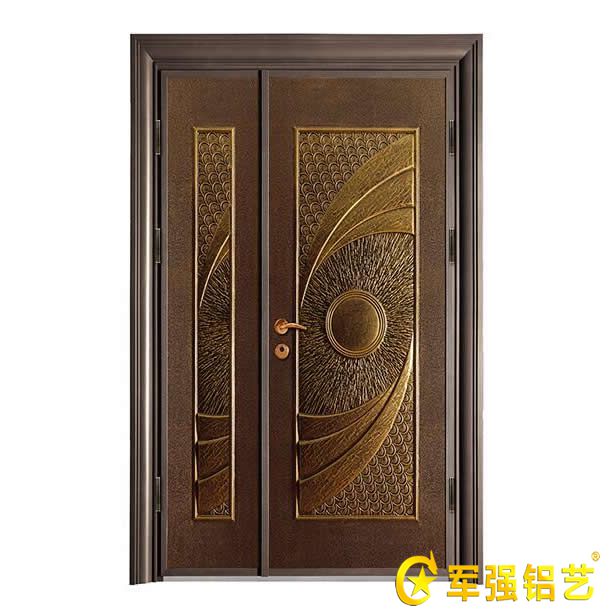 高端別墅豪華鑄鋁別墅子母門