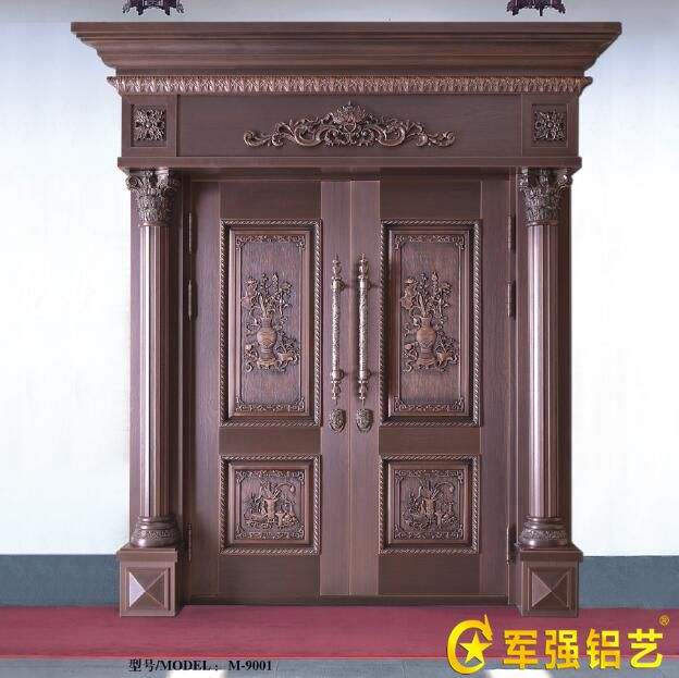 高檔別墅小區(qū)都選擇羅馬柱純銅門